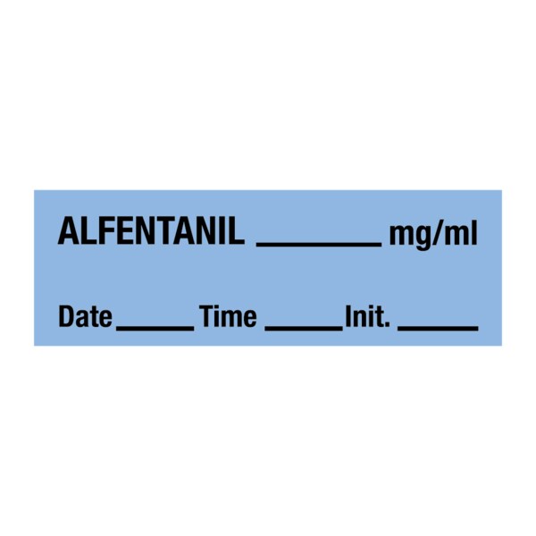 Nevs Alfentanil_mg/ml DTI 1/2 x 500 Blue w/Black SANT-181 - main